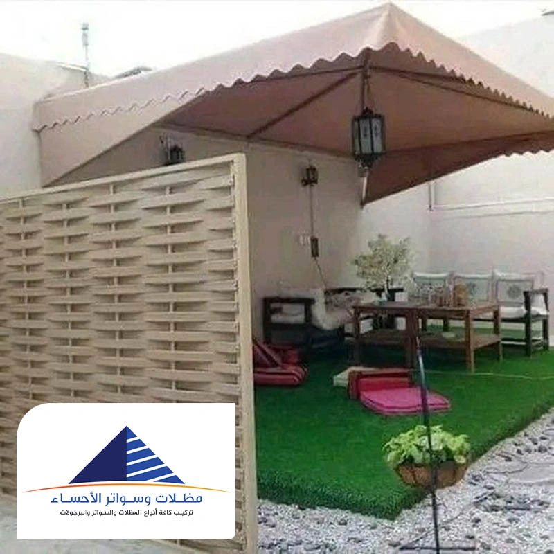 مظلات حدائق خشبية الاحساء