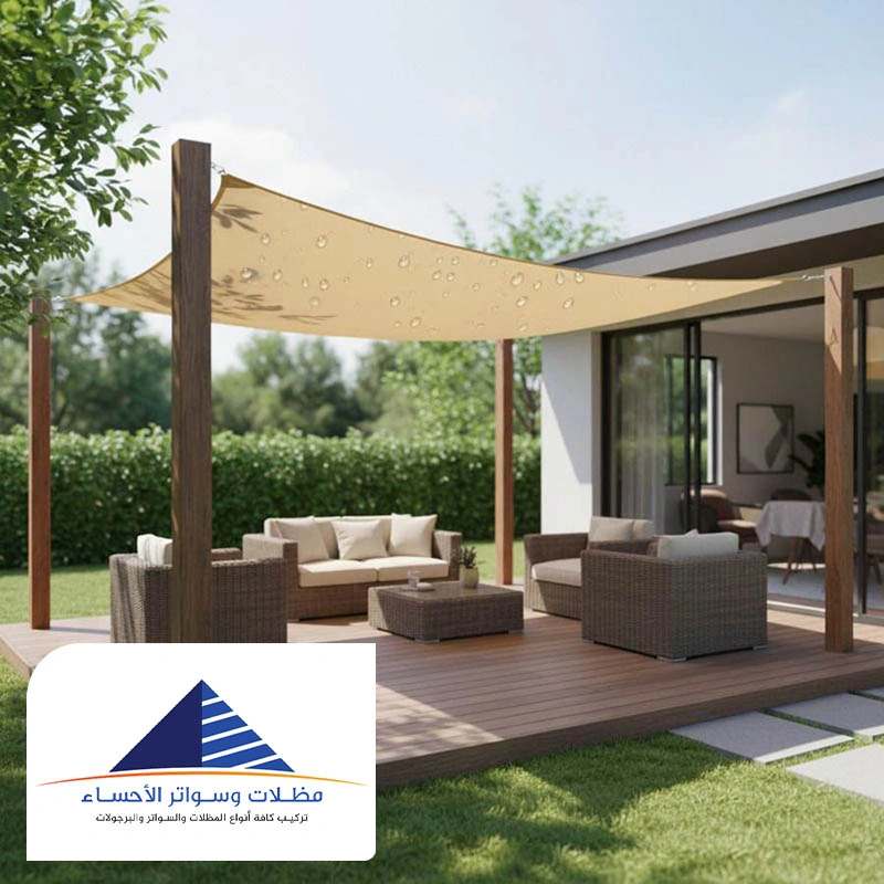 مظلات حدائق خشبية الاحساء